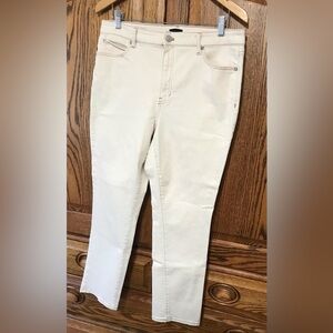 Talbots Women’s Ivory 14 Straight Leg Jeans